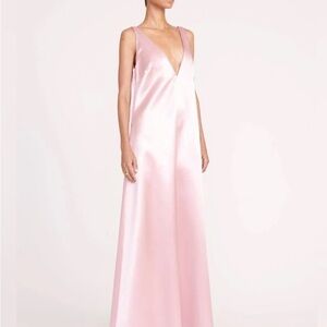 Staud Teagan Maxi Dress in Cherry Blossom